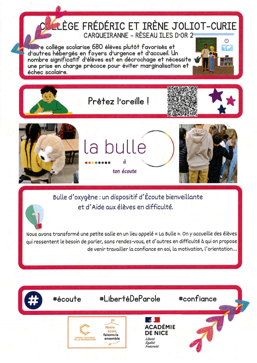 College-Frederic-et-Irene-Joliot-Curie-La-Bulle-