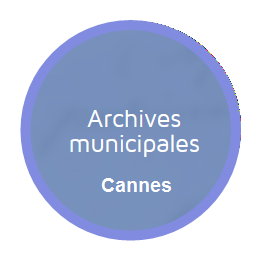 Logo des archives municipales de Cannes. Un clic pour accéder à la page dédiée aux enseignants