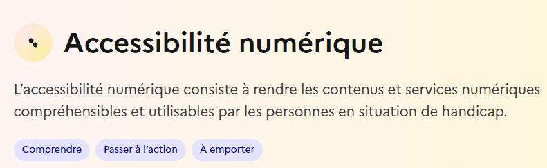 Vignette Accessibilité
