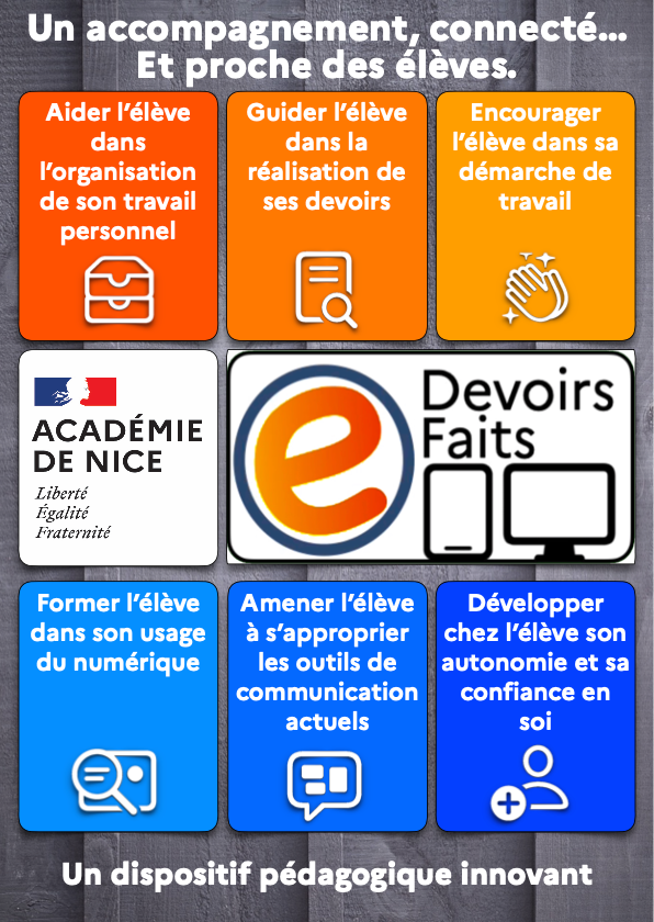 e DevoirsFaits Flyer