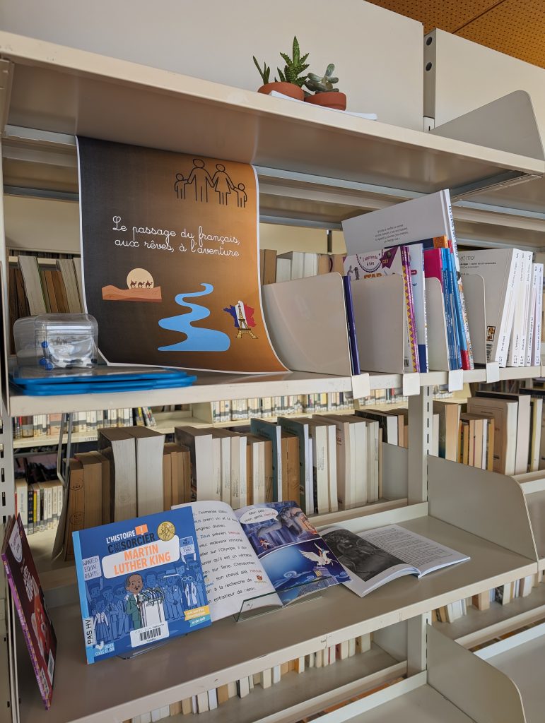 Photo de l'espace créé par les élèves avant la finalisation