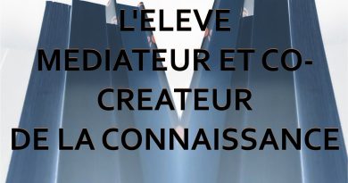 L’élève médiateur et co-créateur de la Connaissance