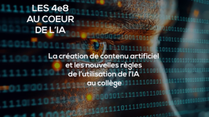 Illustration : IA : Enjeux de la création de contenus artificielles et les nouvelles règles de l'IA au collège