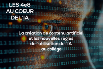 Illustration : IA : Enjeux de la création de contenus artificielles et les nouvelles règles de l'IA au collège