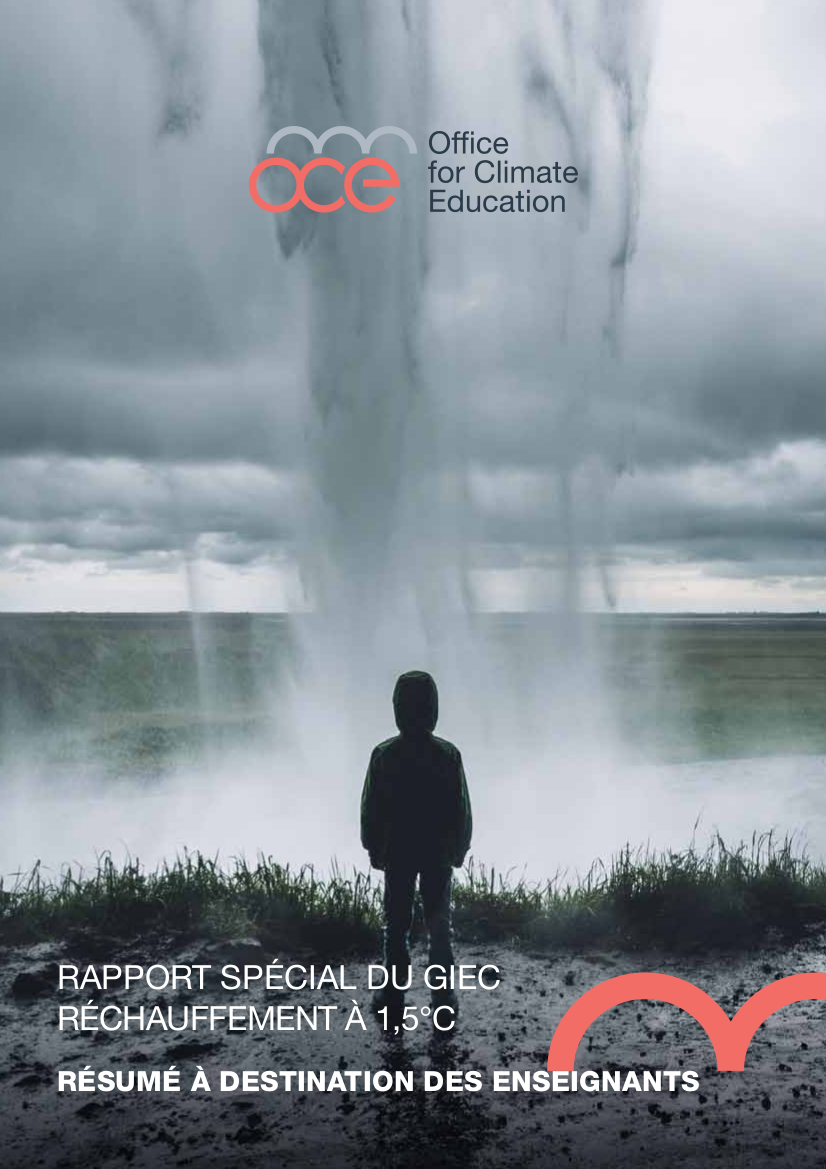 Rapport du GIEC, réchauffement à 1,5 °C destiné aux enseignants