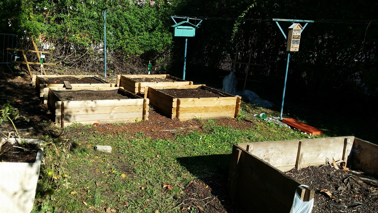 Expérimentation en cours d’installation 
au jardin-potager pédagogique et expérimental du collège Jules-Verne (Cagnes/Mer)