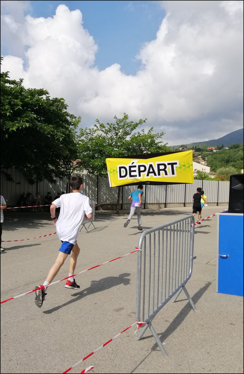 Course solidaire au collège La Sine de Vence