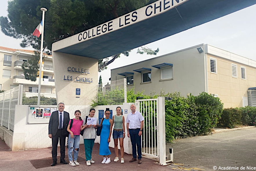 2e prix académique catégorie collège - Collège des Chênes de Fréjus