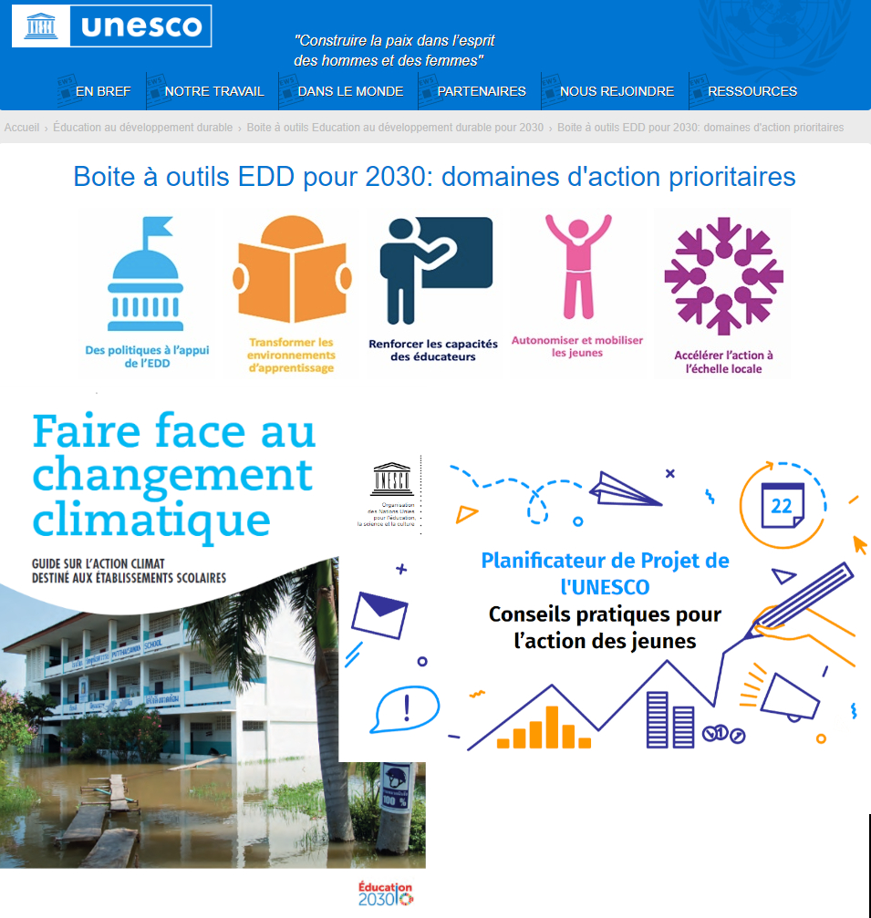 Boite à outils 2030 de l'UNESCO