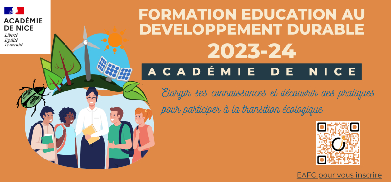 Inscriptions aux formations EDD de l'académie de Nice