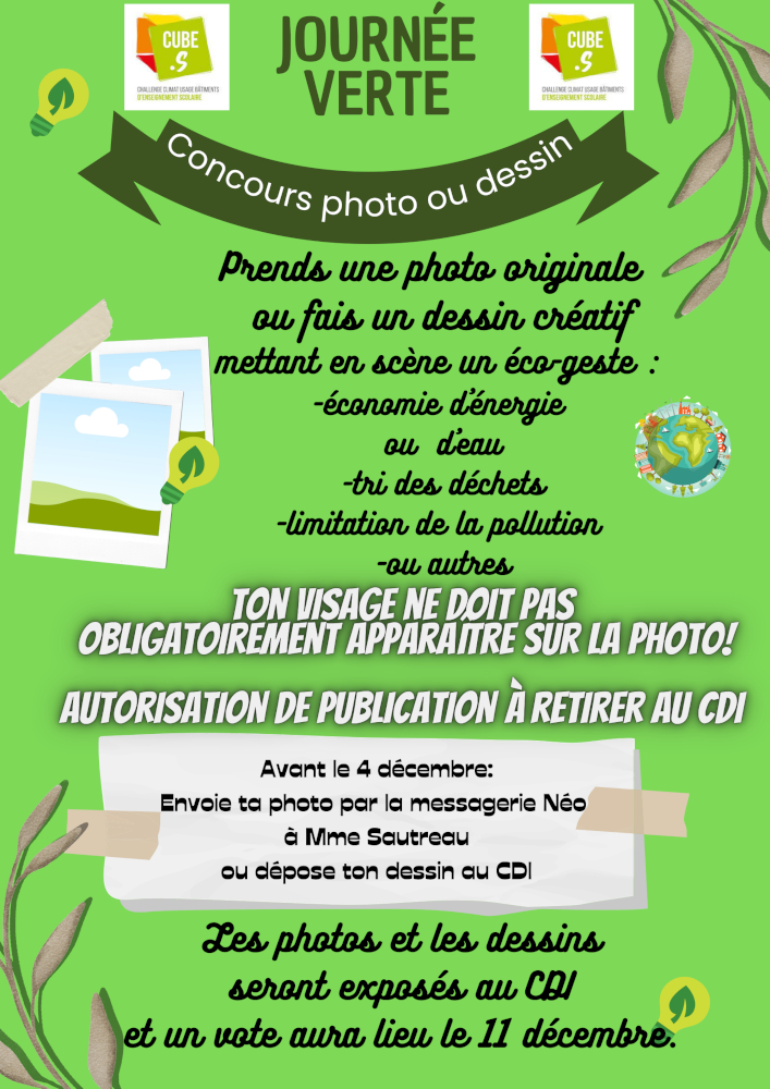 Concours de dessin ou de photo