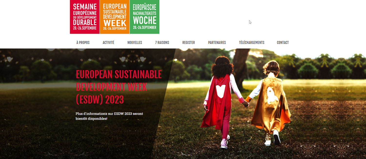 Semaine européenne du développement durable 2023