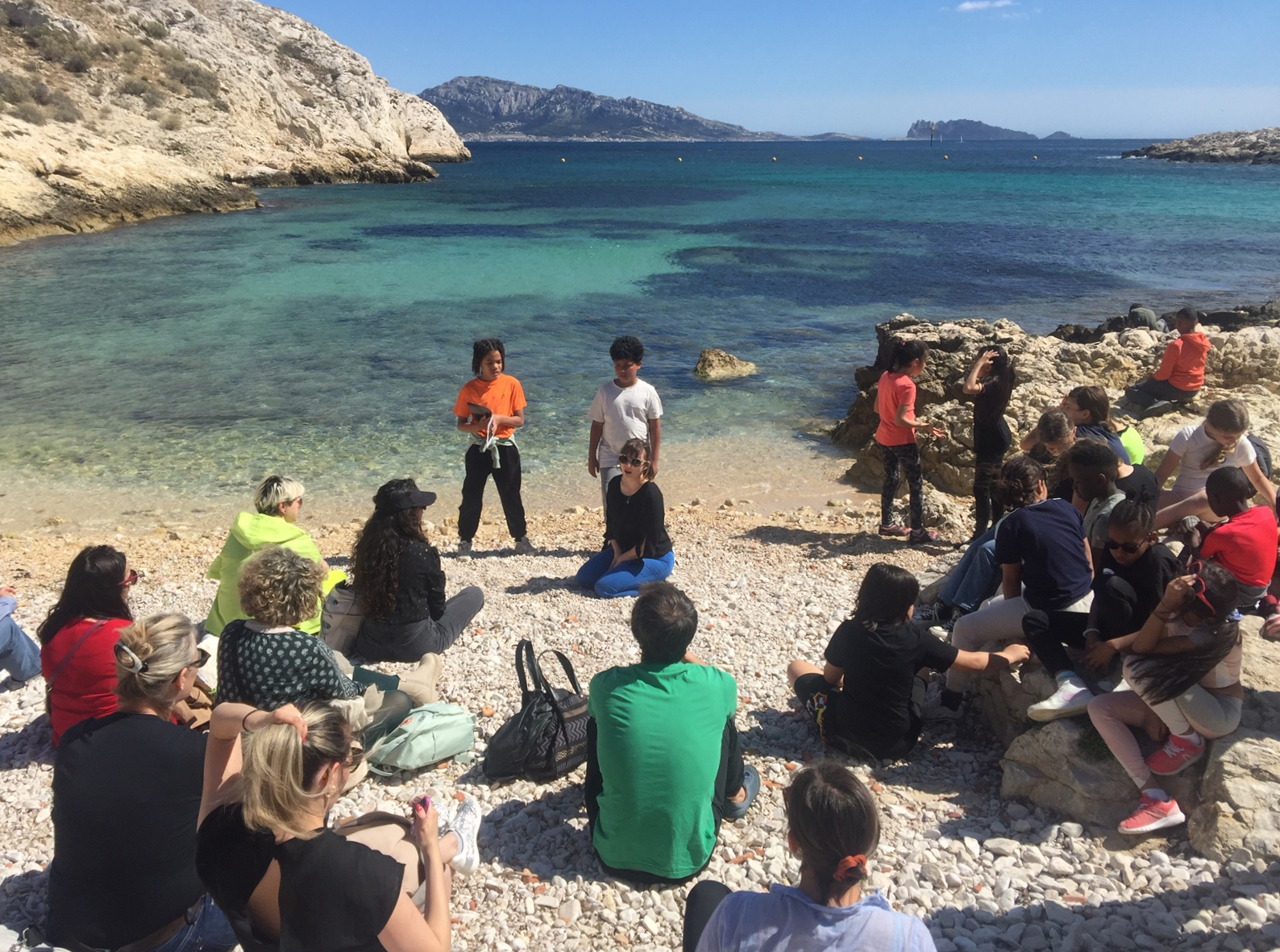 Présentation de l'AME de la plage Saint-Estève du Frioul, Marseille