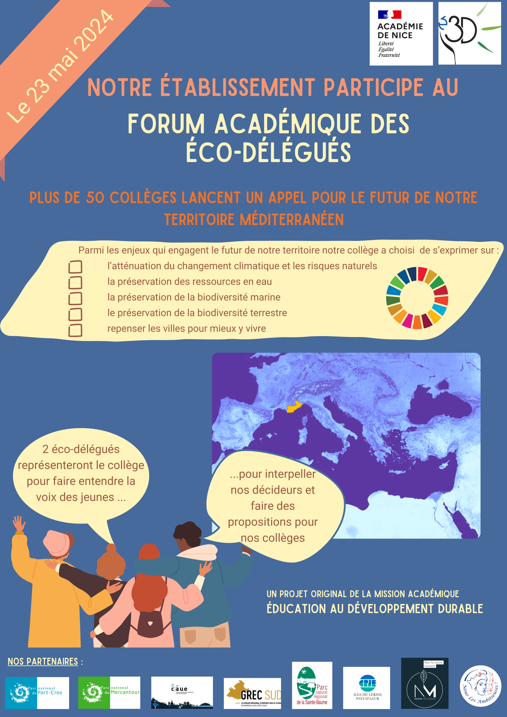 Premier forum académique méditerranéen des écodélégués