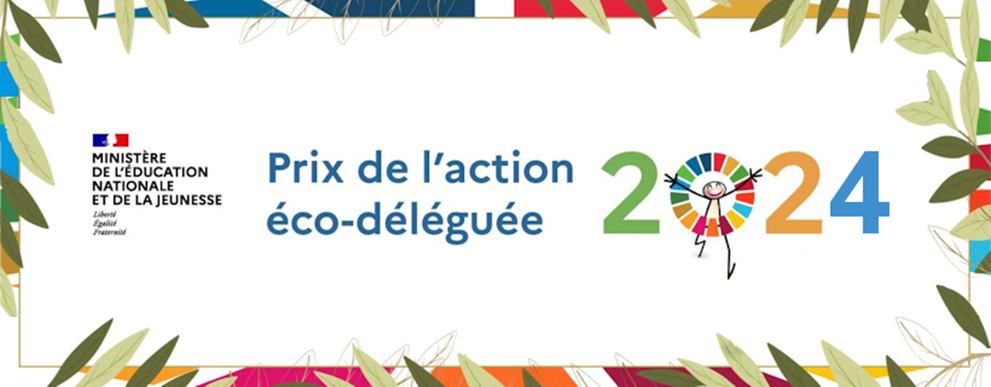 Concours « Prix de l'action éco-déléguée de l'année » 2023-2024