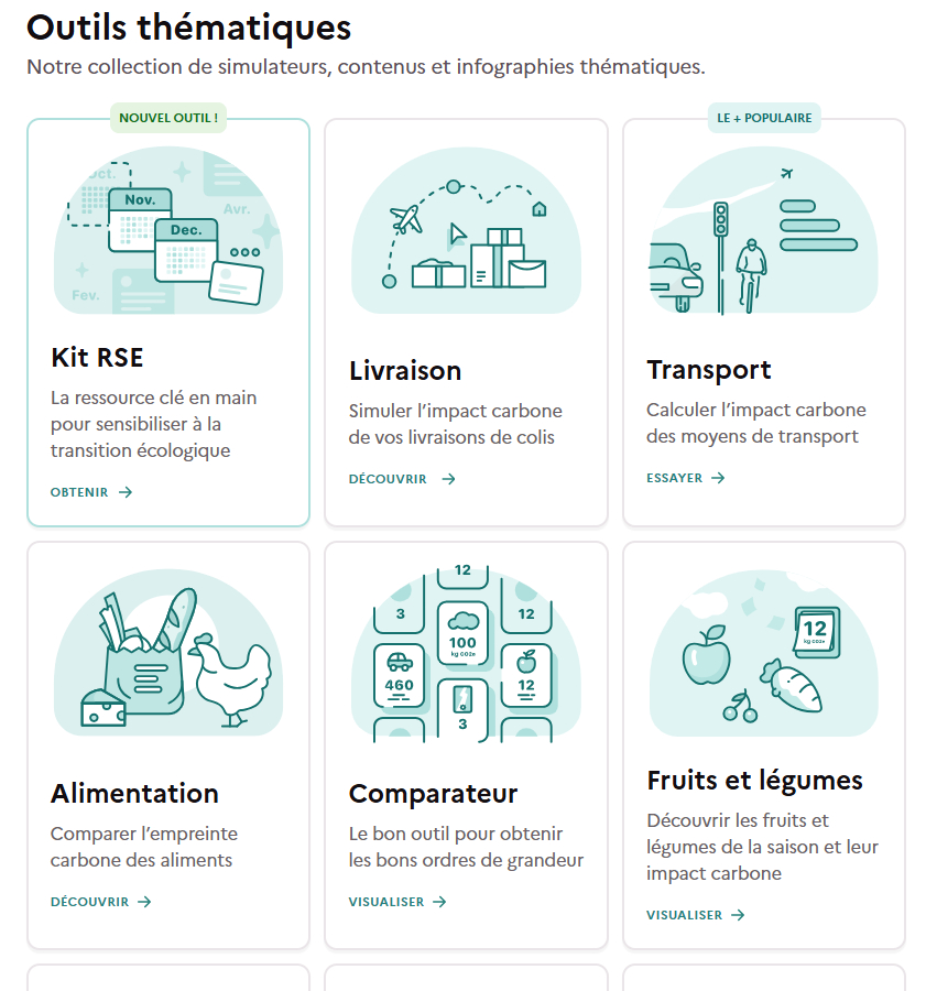 Outils thématiques de l'ADEME Outils thématiques de l'ADEME