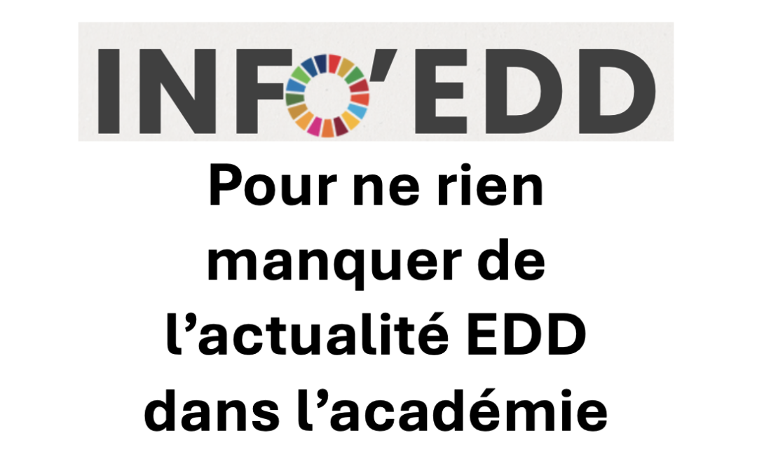 INFO&rsquo;EDD n°1