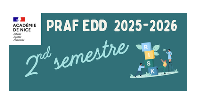 PRogramme Académique de Formation à l’EDD – 2nd semestre