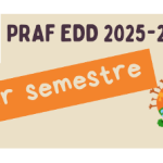 PRogramme Académique de Formation à l&rsquo;EDD                                                                 –   1er semestre