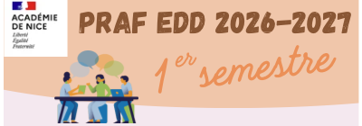Programme Académique de Formation à l’EDD – 1er semestre