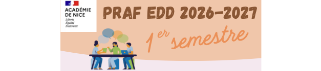 Programme Académique de Formation à l&rsquo;EDD – 1er semestre