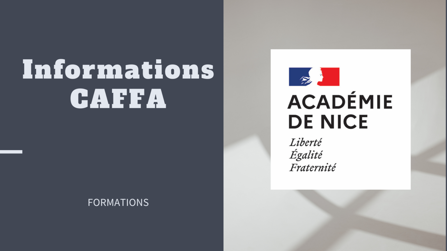 Caffa Page De Garde CAFFA / DU | Site disciplinaire EPS 06-83