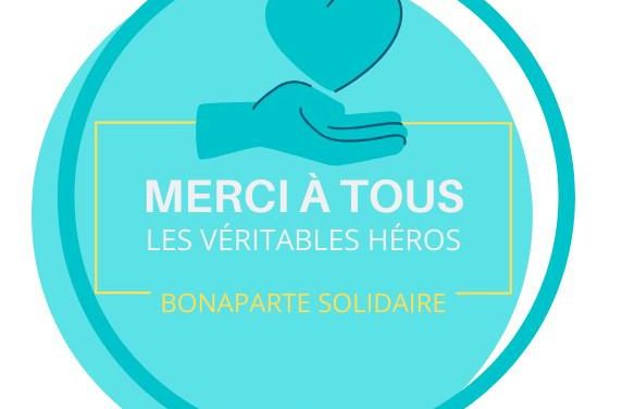 Bonaparte solidaire des héros du quotidien