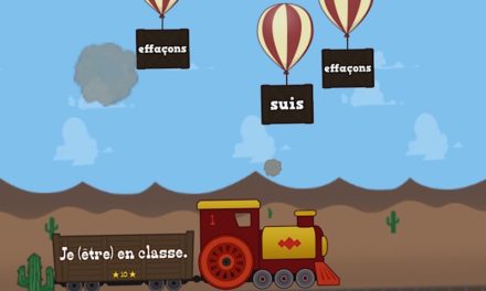 Jeu : « Le petit train de la conjugaison du présent »