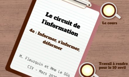 Le circuit de l’information : parcours EMI