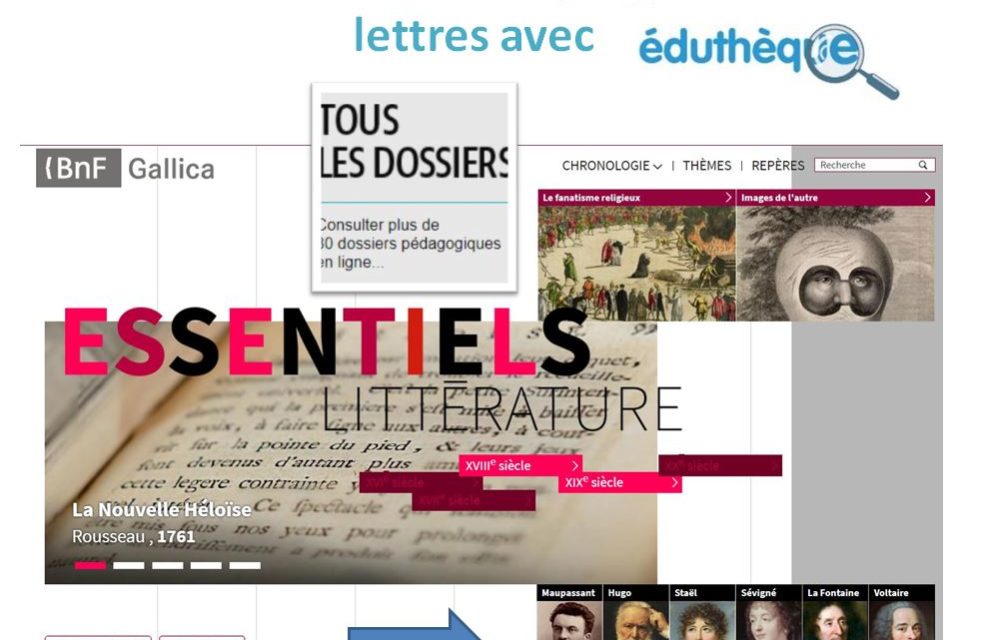 FOCUS SUR LES RESSOURCES D’EDUTHEQUE EN LETTRES