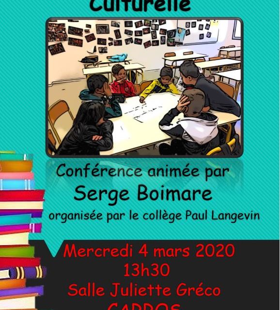 Conférence de Serge Boimare mercredi 4 mars