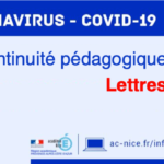 Courrier du 18 mars des  IA.IPR de lettres de l’académie de Nice