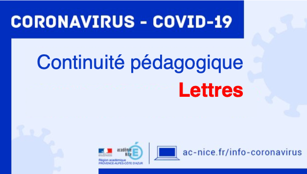 Courrier du 18 mars des  IA.IPR de lettres de l’académie de Nice