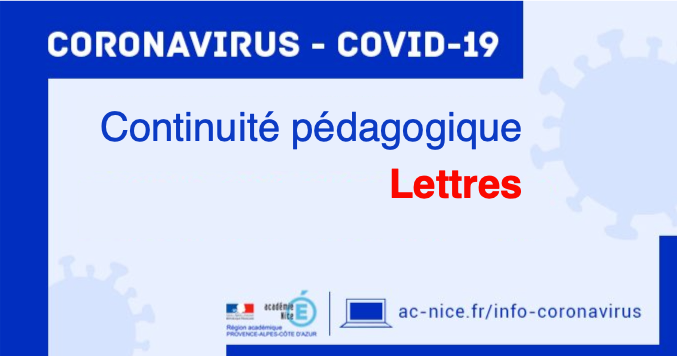 Courrier du 18 mars des  IA.IPR de lettres de l’académie de Nice