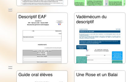 Les épreuves orales des EAF