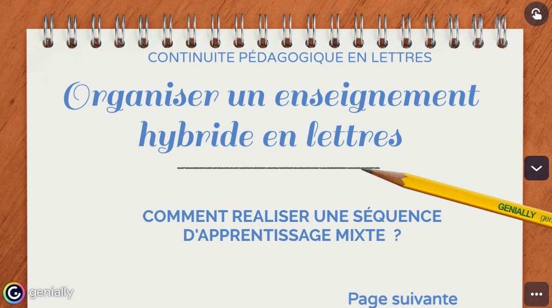 Organiser un enseignement hybride en lettres