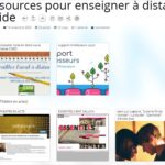 Ressources pour enseigner à distance sur Pearltrees