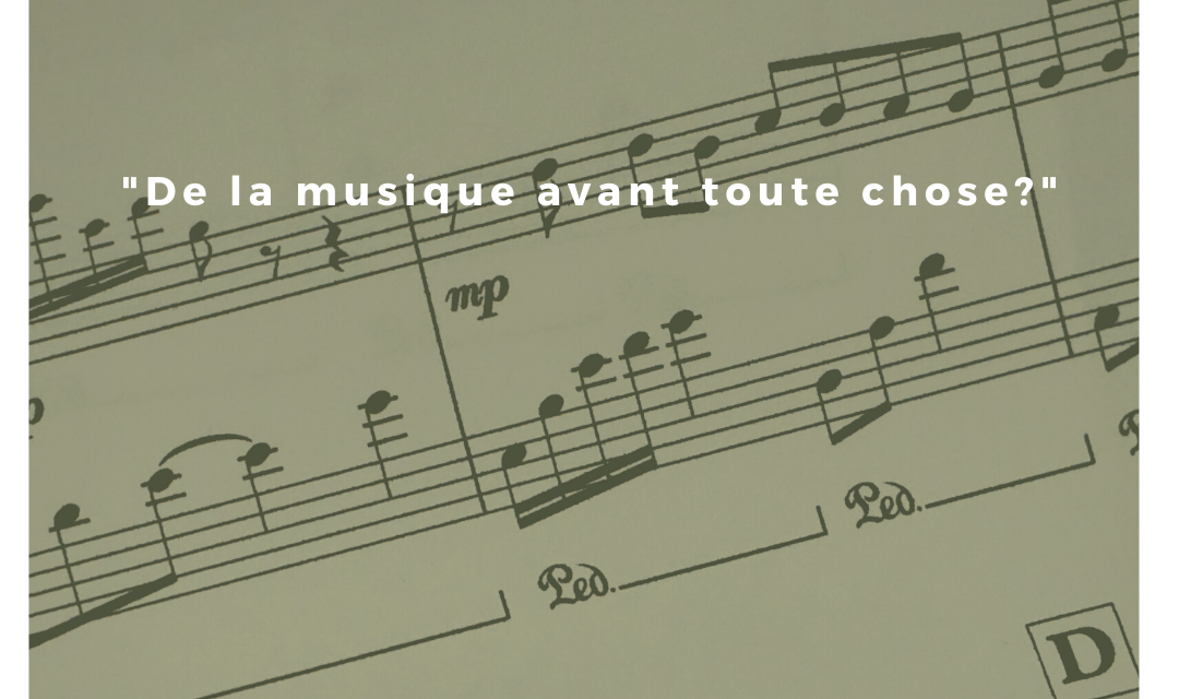 Fomation BTS  : “De la musique avant toute chose ?”.