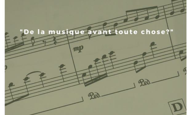 Fomation BTS  : “De la musique avant toute chose ?”.
