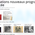 Formations aux nouveaux programmes en lycée