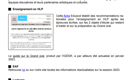 Lettre d’information janvier -février