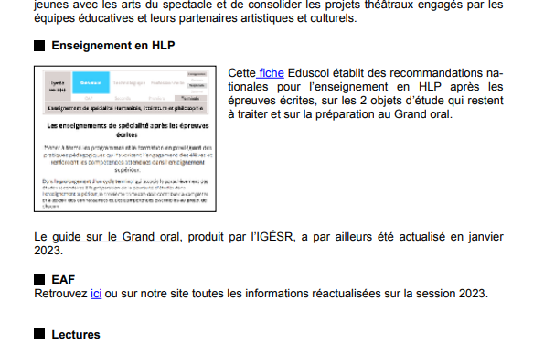 Lettre d’information janvier -février