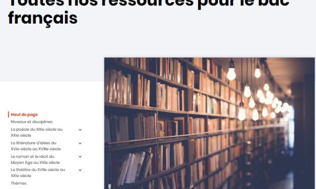 Ressources LUMNI pour le bac de français