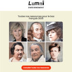 DES RESSOURCES POUR LE BAC AVEC LUMNI ENSEIGNEMENT