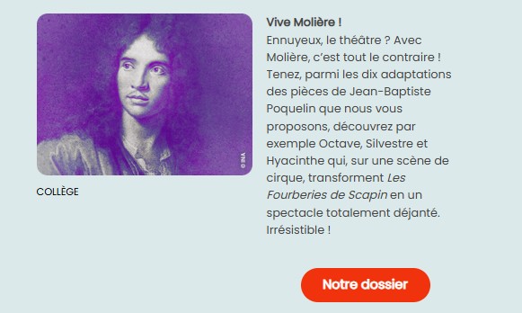 LUMNI ENSEIGNEMENT : Vive Molière !
