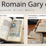 Livres remarquables de la bibliothèque patrimoniale Romain Gary et nouvelles fiches pédagogiques