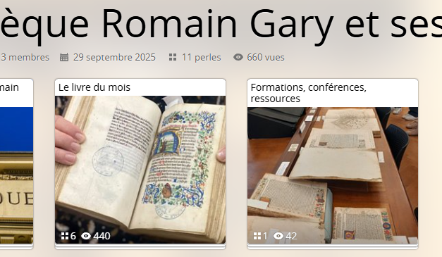 Livres remarquables de la bibliothèque patrimoniale Romain Gary et nouvelles fiches pédagogiques
