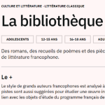 TV5MONDE : Langue française et culture littéraire