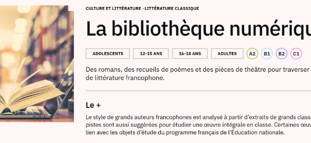 TV5 Monde : Langue française et culture littéraire
