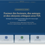 Former des lecteurs, auteurs et des citoyens critiques avec l&rsquo;IA